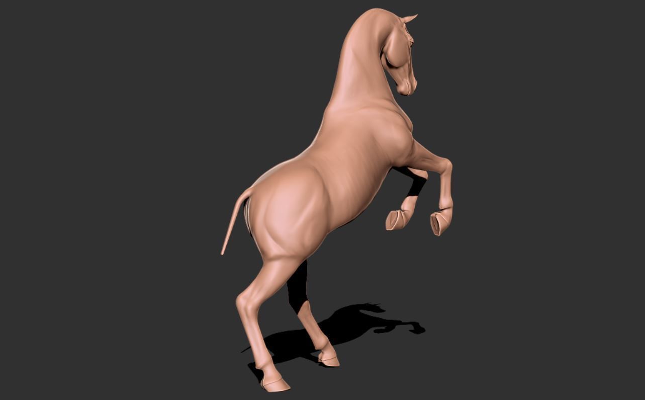 Horse 027 3D print model_2