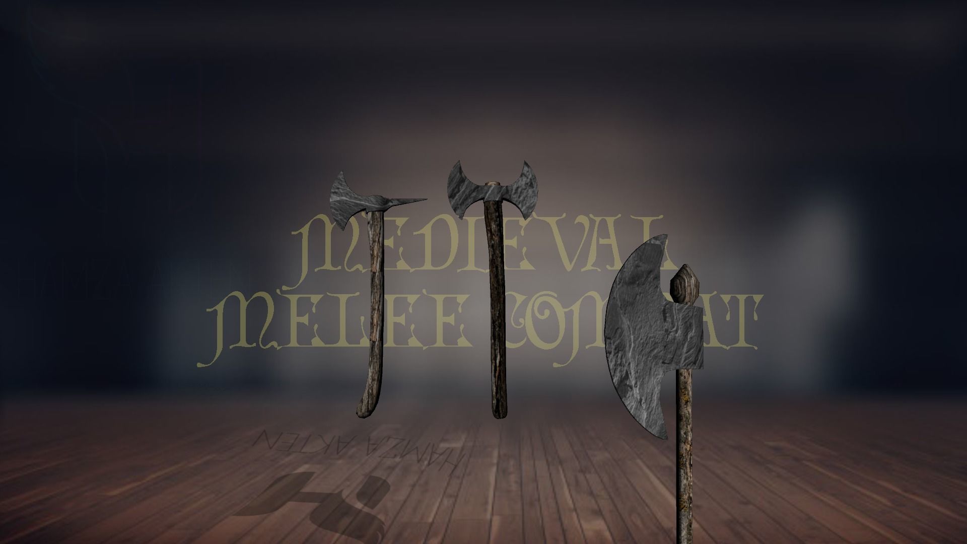 Medieval Melee Collection 3D model_2