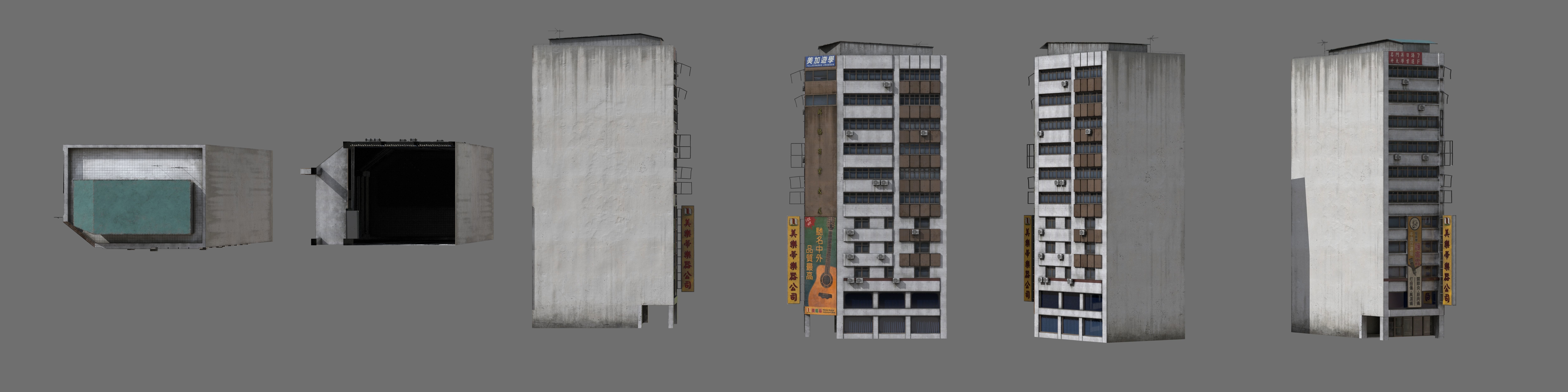 Xingqiao commercial building 3D model_1
