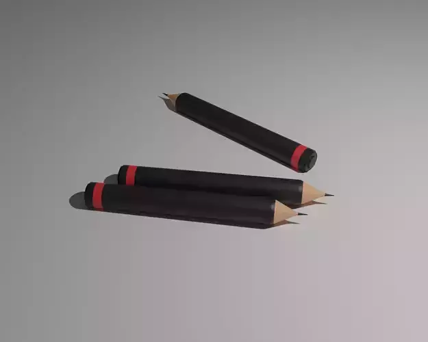 Pencil 3D Model pencils - pencils