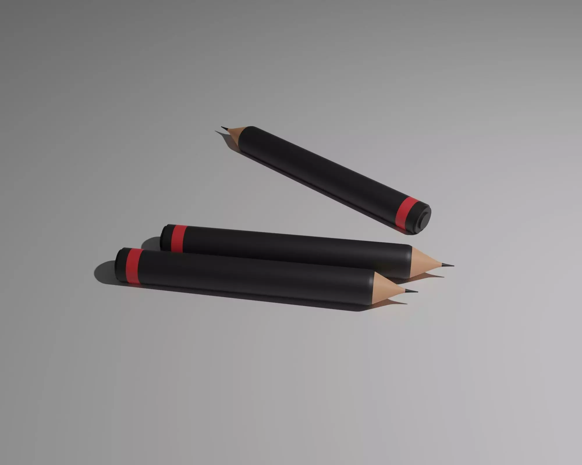 Pencil 3D Model pencils - pencils 3D model