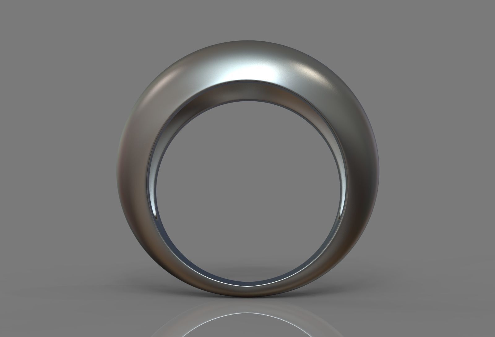 DOMED RING 3D print model_4