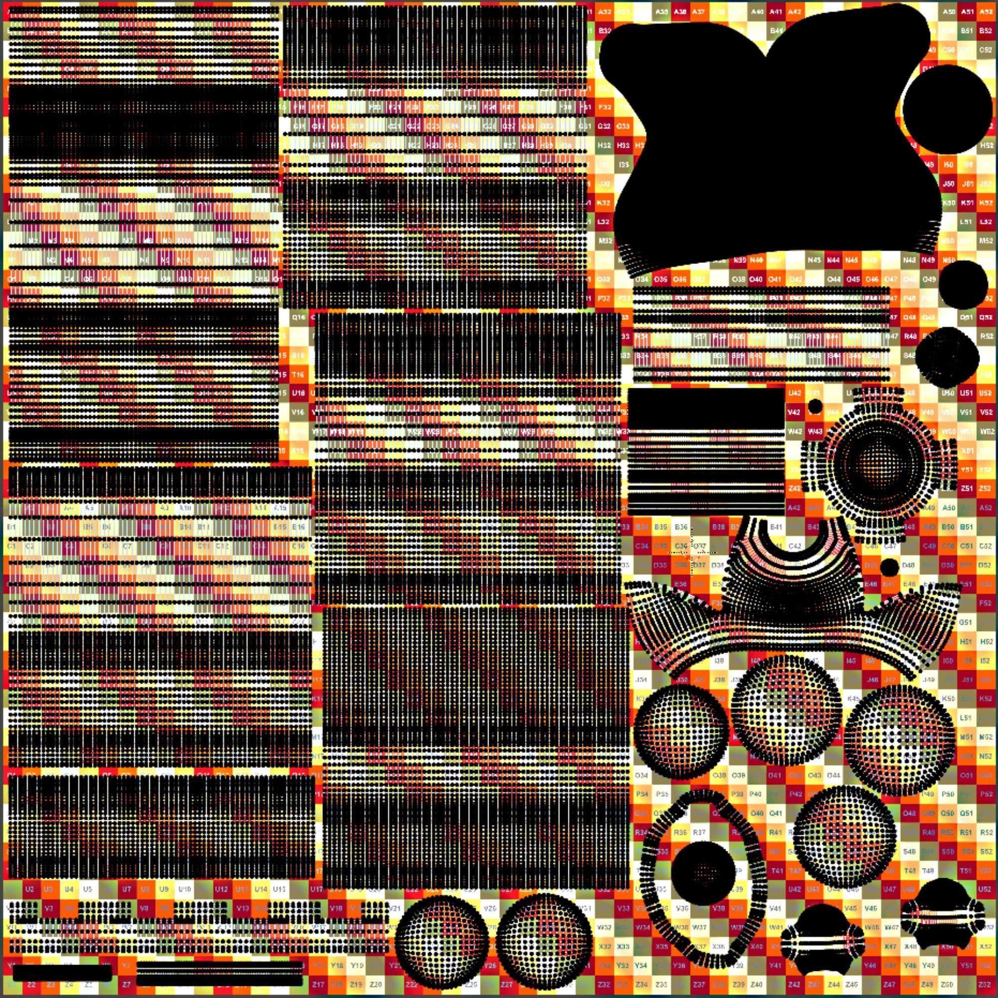 Set of wooden chess 3D model_31