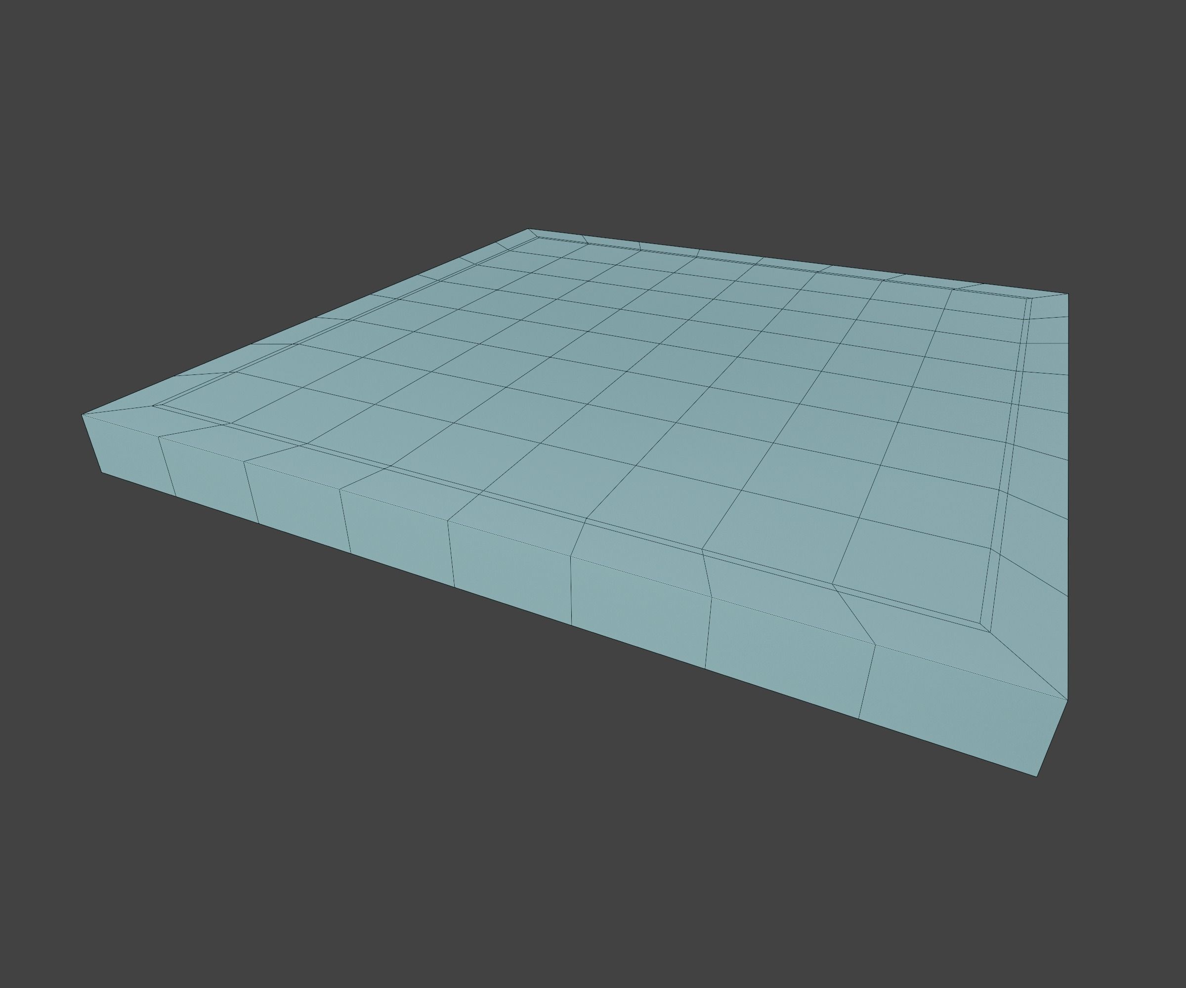 Set of wooden chess 3D model_34