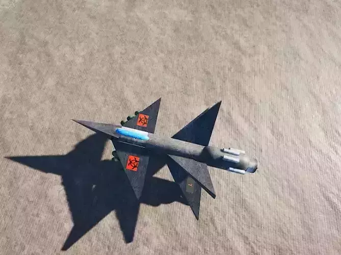 Vampire Faction Razor Bombing Plane Static Cubes