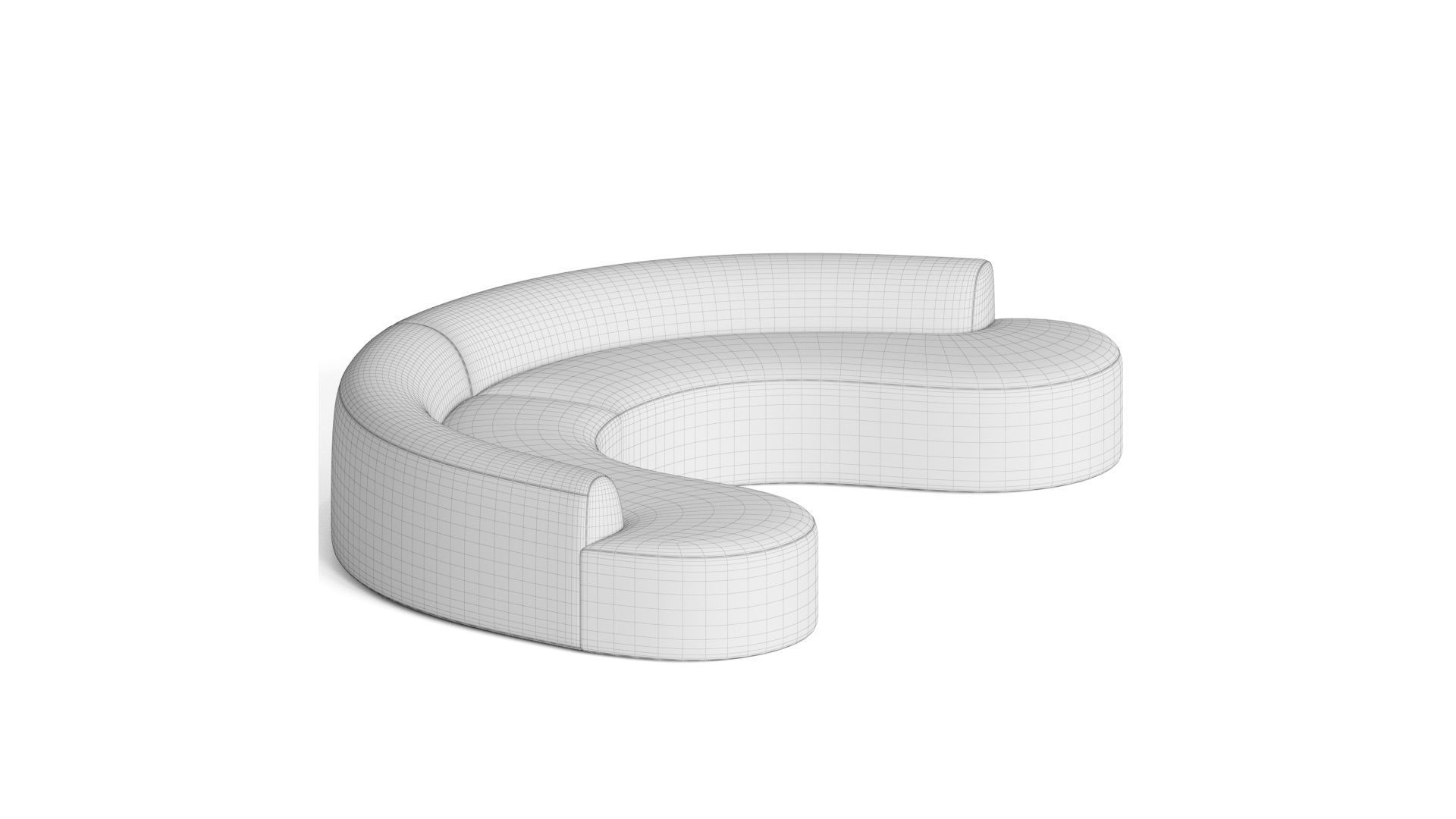 Chubby Sectional Sofa 3D model_6