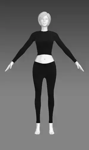 Woman Clothing A-Pose 396