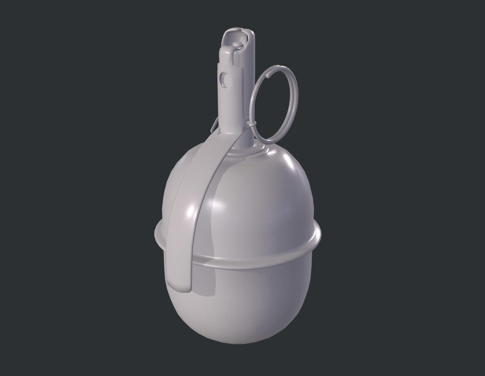 Russian Grenade RGD5 Low-poly 3D model_21