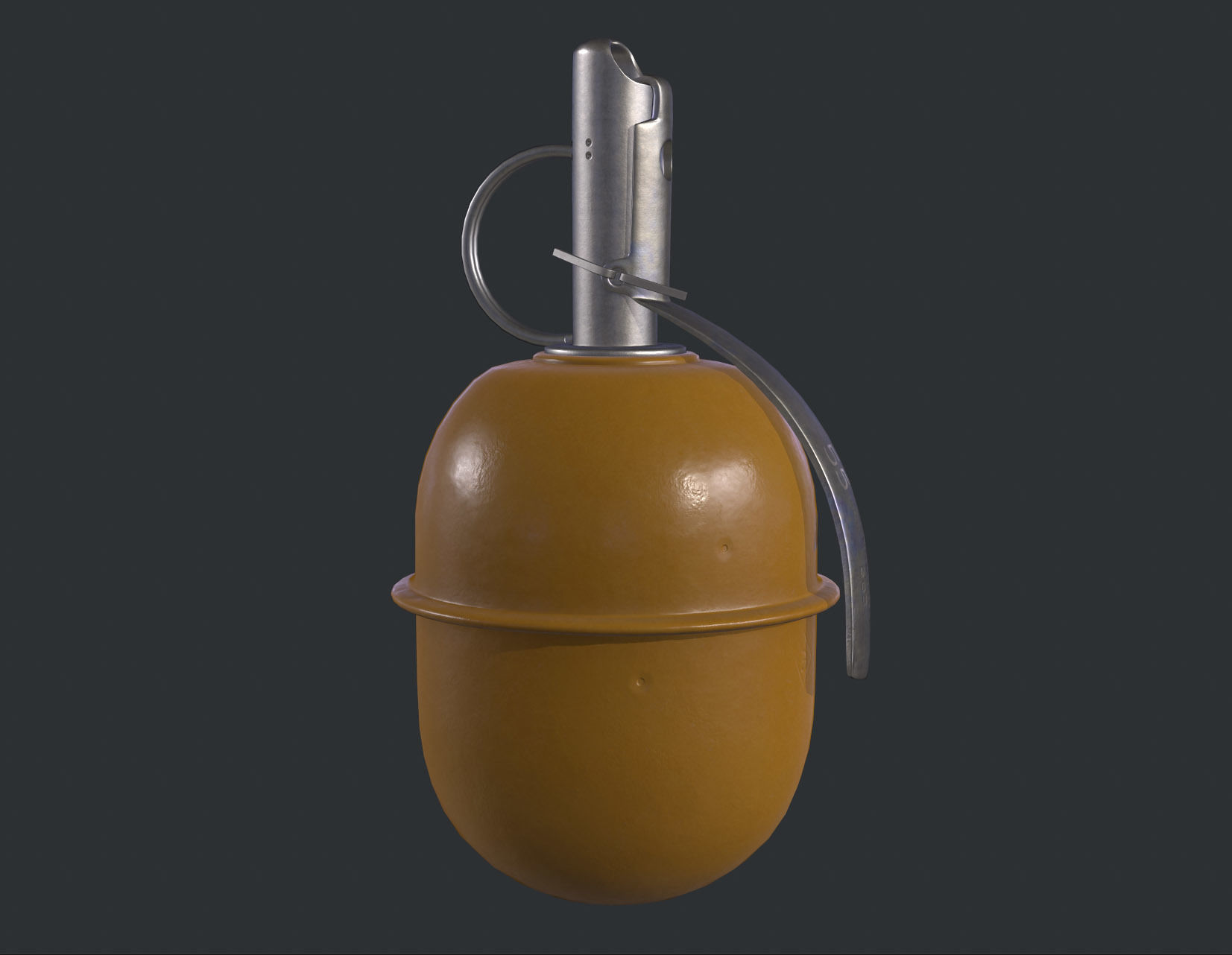 Russian Grenade RGD5 Low-poly 3D model_11