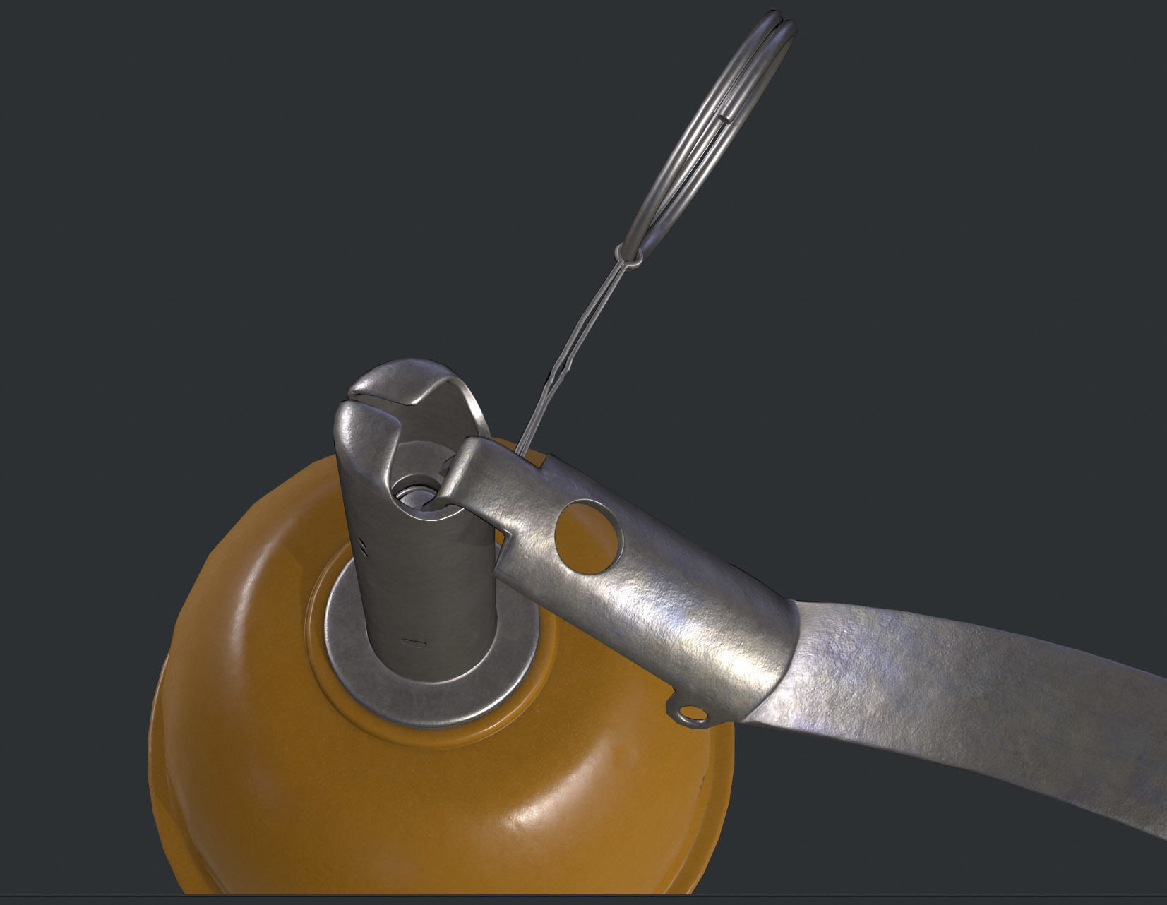Russian Grenade RGD5 Low-poly 3D model_12