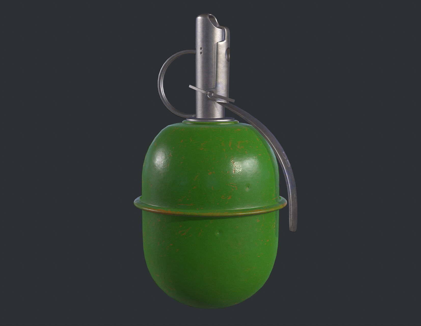 Russian Grenade RGD5 Low-poly 3D model_6