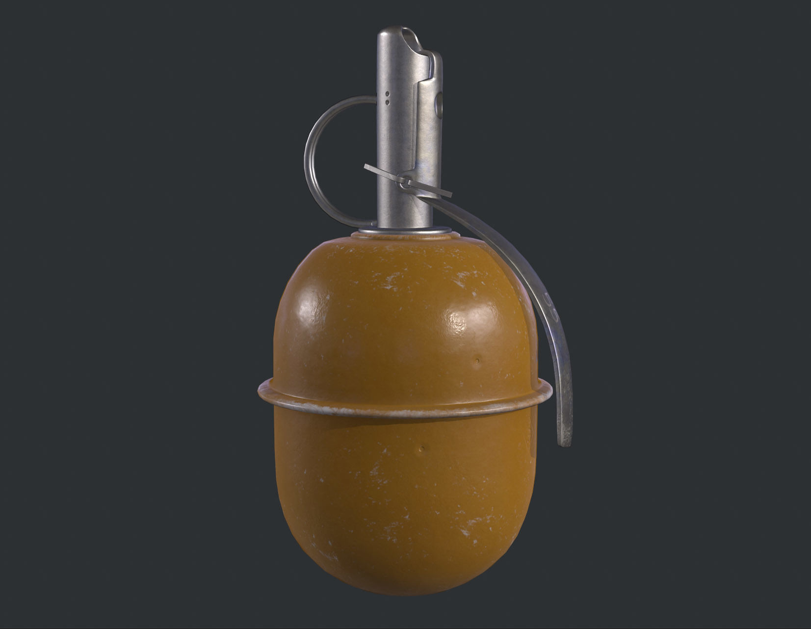 Russian Grenade RGD5 Low-poly 3D model_3