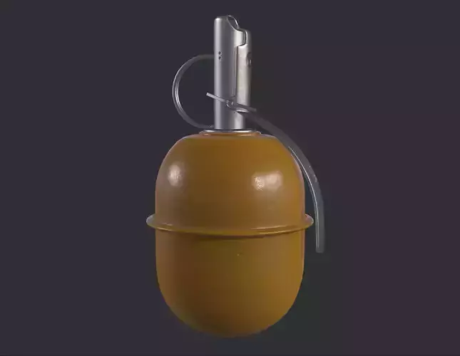 Russian Grenade RGD5 Low-poly 3D model