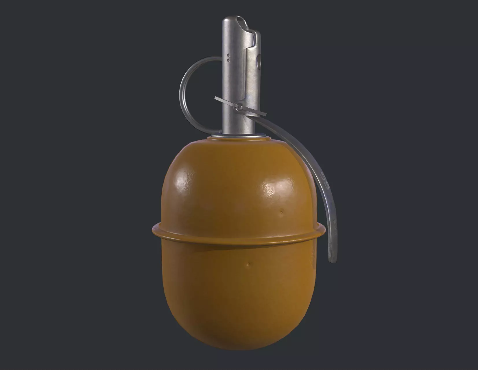 Russian Grenade RGD5 Low-poly 3D model_0