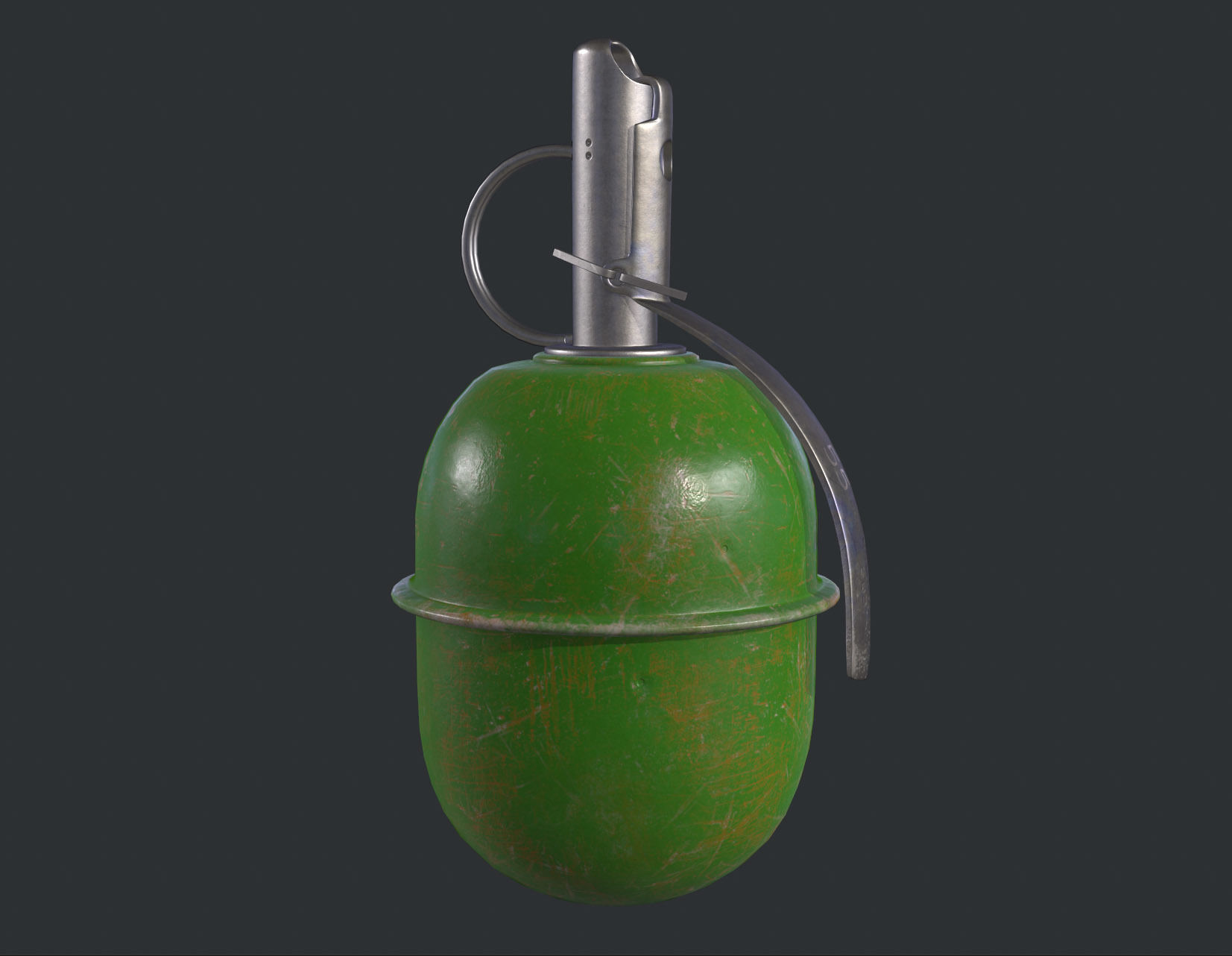 Russian Grenade RGD5 Low-poly 3D model_7