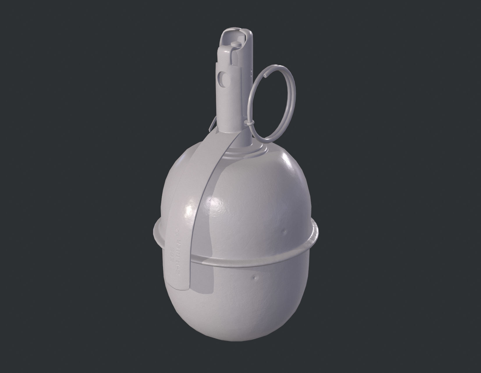 Russian Grenade RGD5 Low-poly 3D model_19