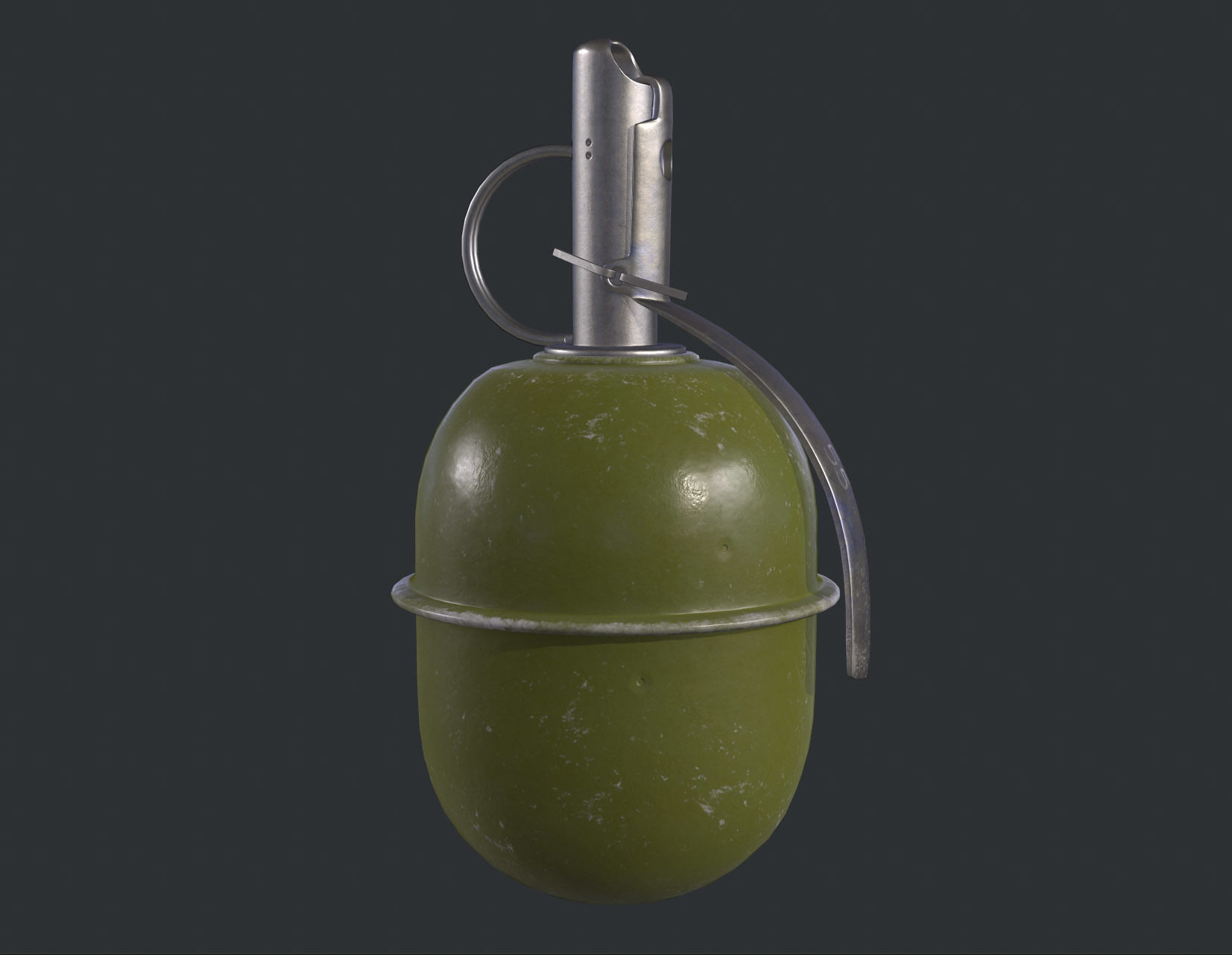 Russian Grenade RGD5 Low-poly 3D model_5