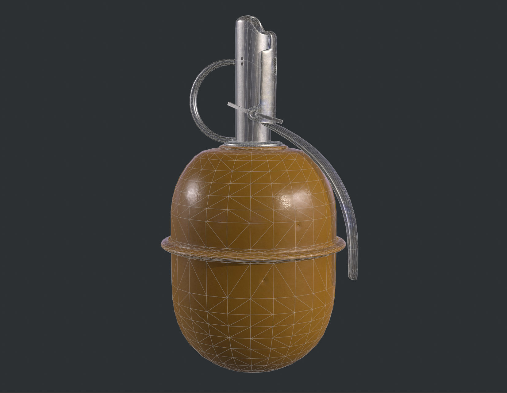 Russian Grenade RGD5 Low-poly 3D model_18
