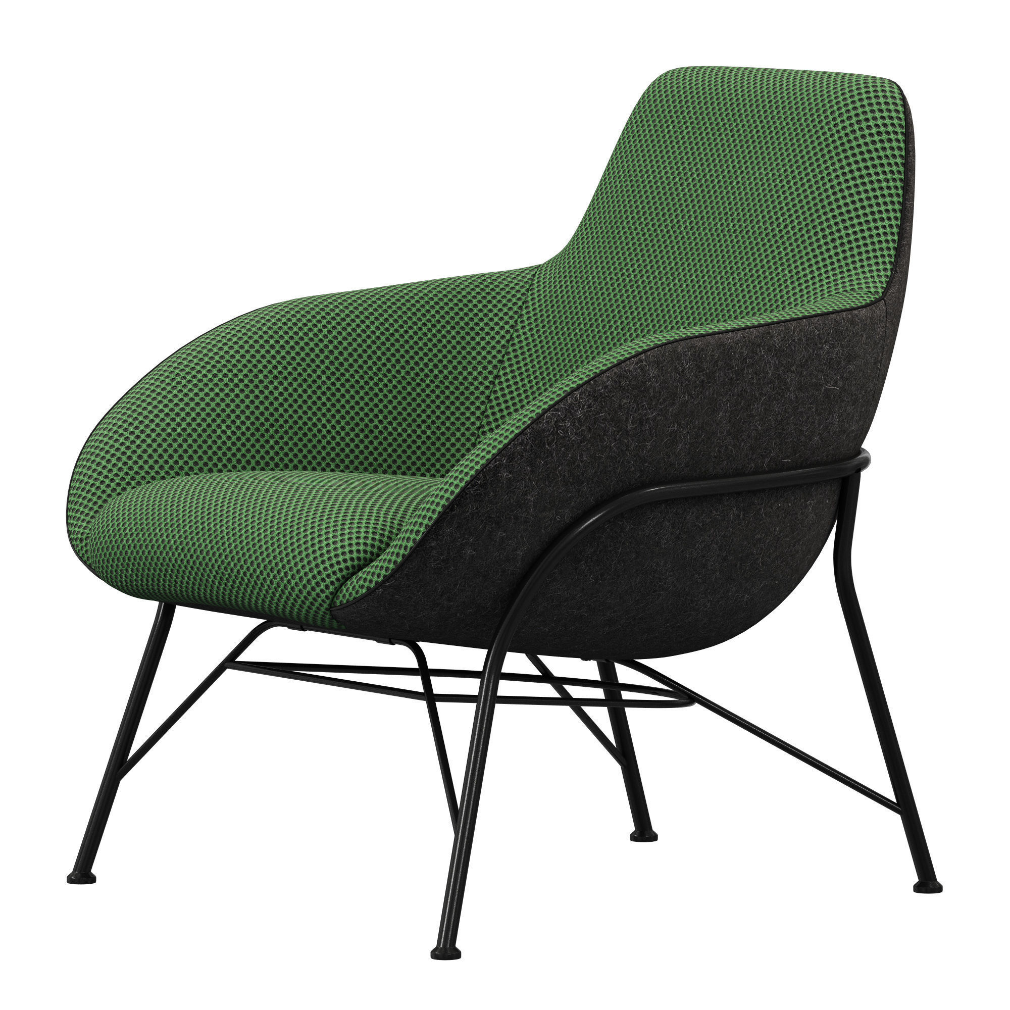 Roche Bobois Tilt armchair 3D model_2