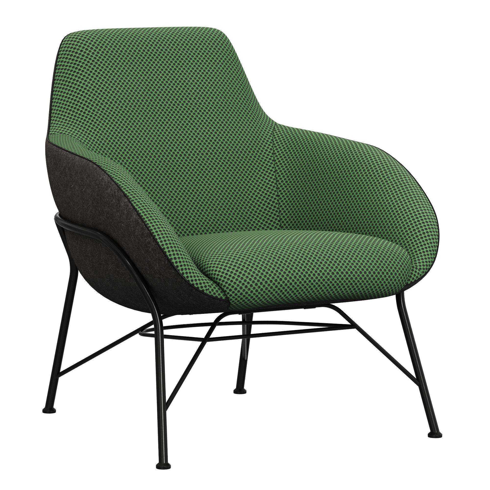 Roche Bobois Tilt armchair 3D model_1