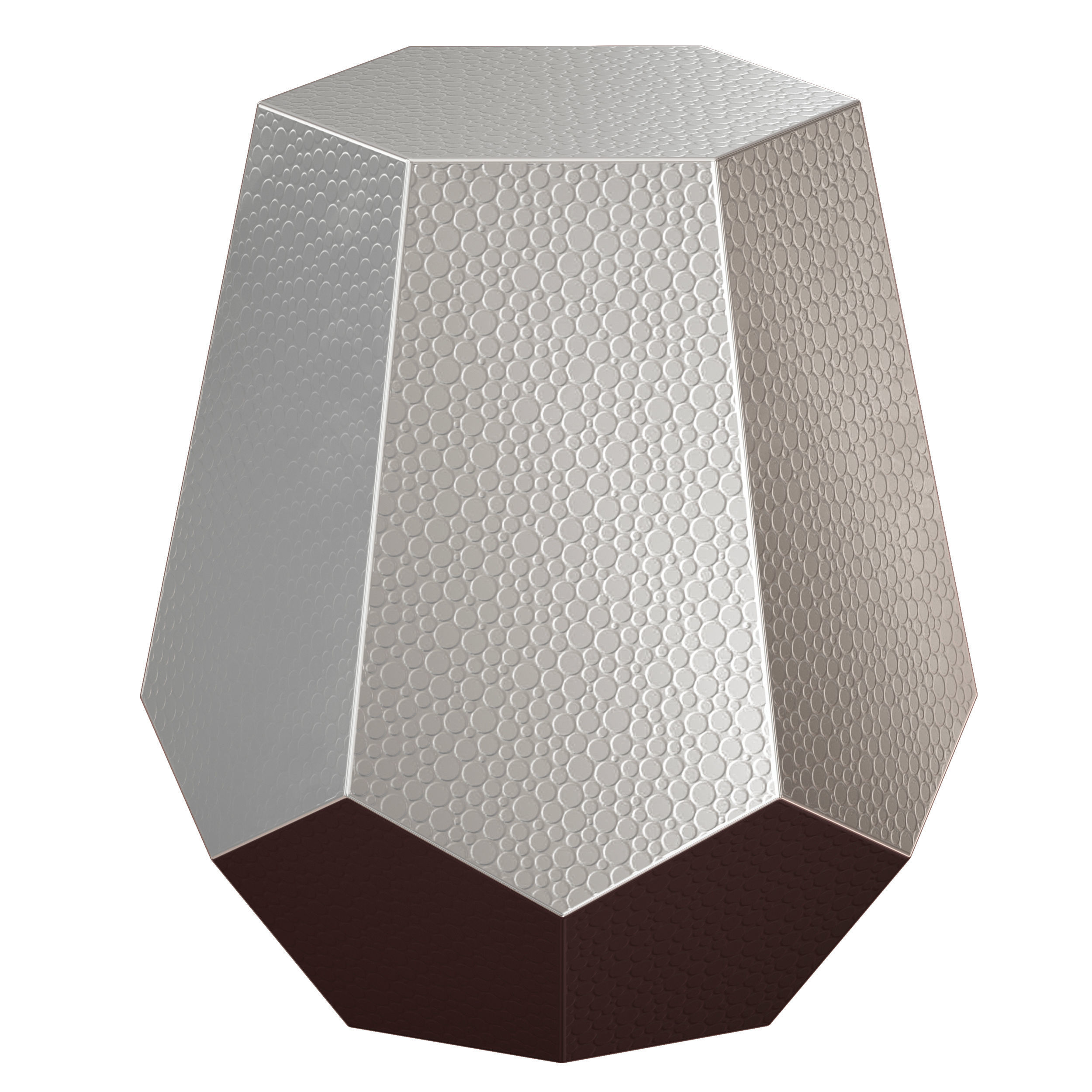 Silverd Metal Accent Stool by Mercury Row 3D model_5