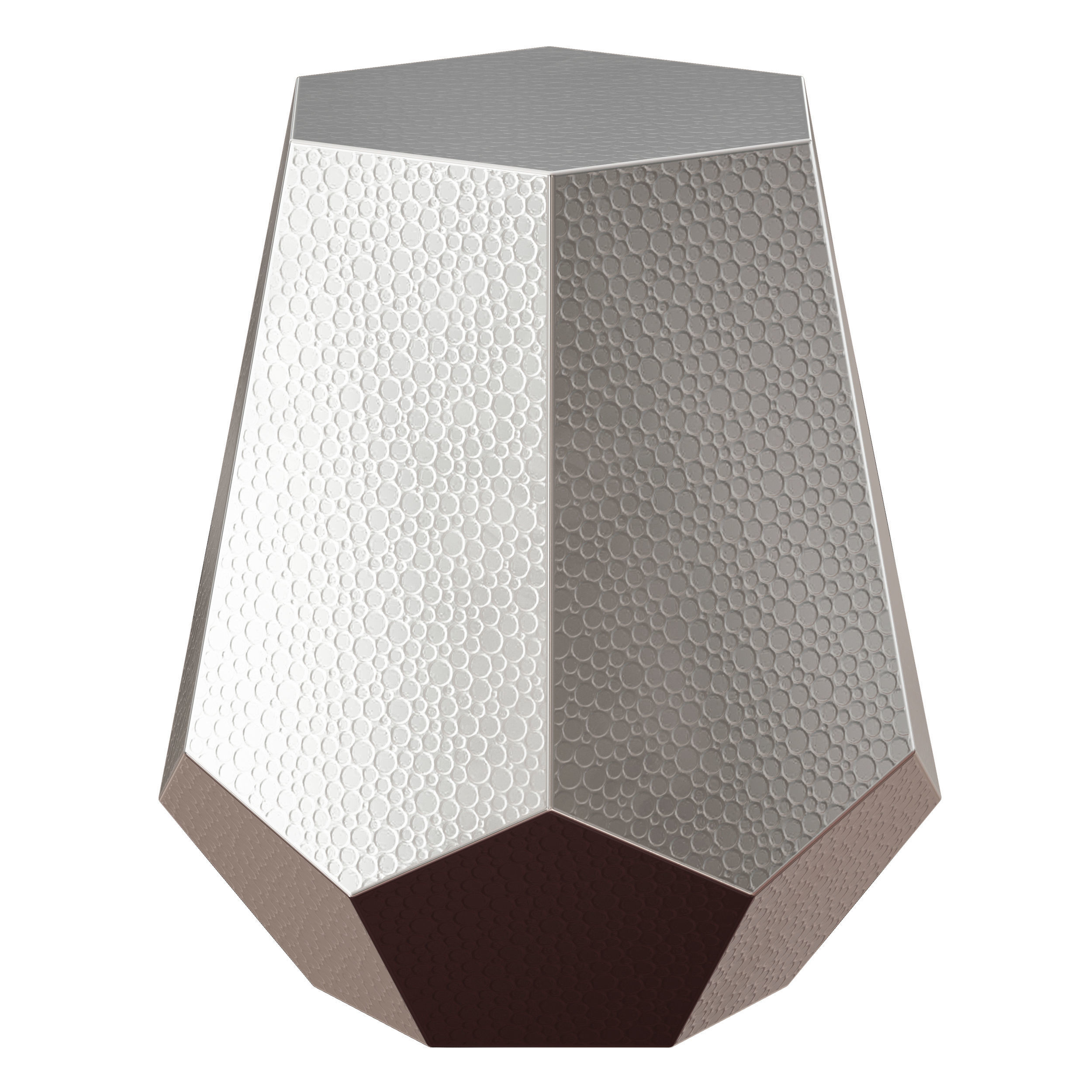 Silverd Metal Accent Stool by Mercury Row 3D model_6