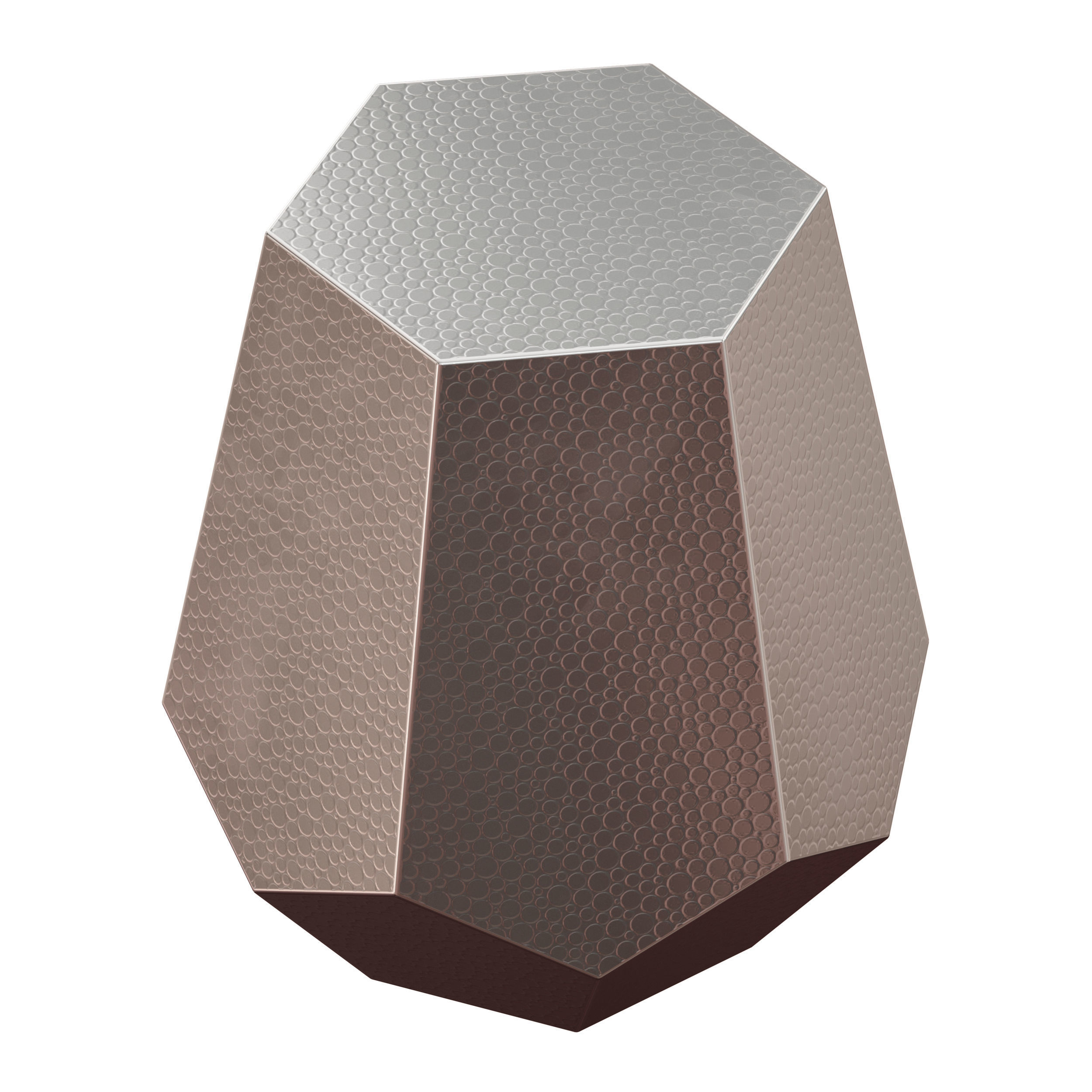 Silverd Metal Accent Stool by Mercury Row 3D model_8