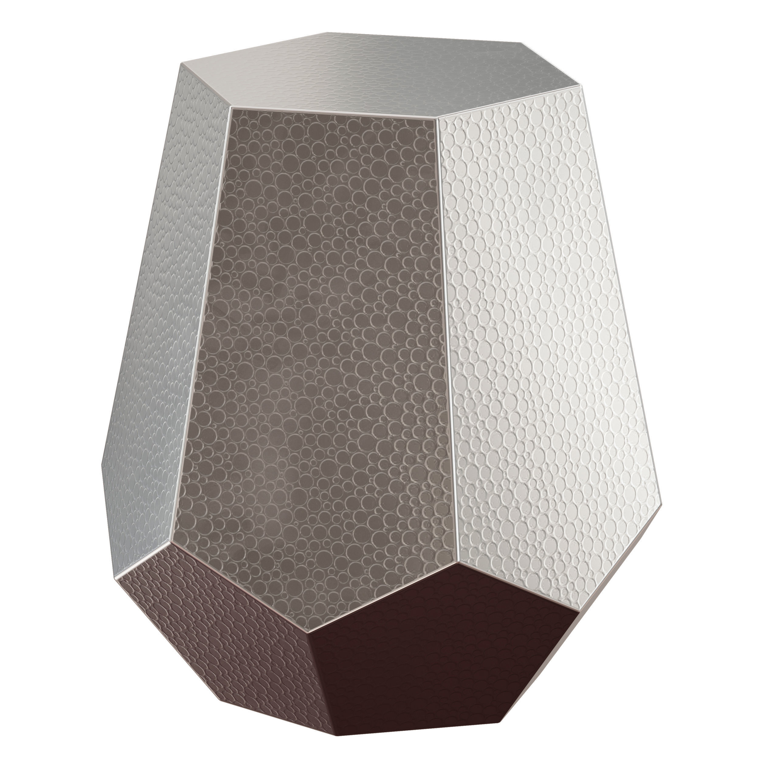 Silverd Metal Accent Stool by Mercury Row 3D model_7