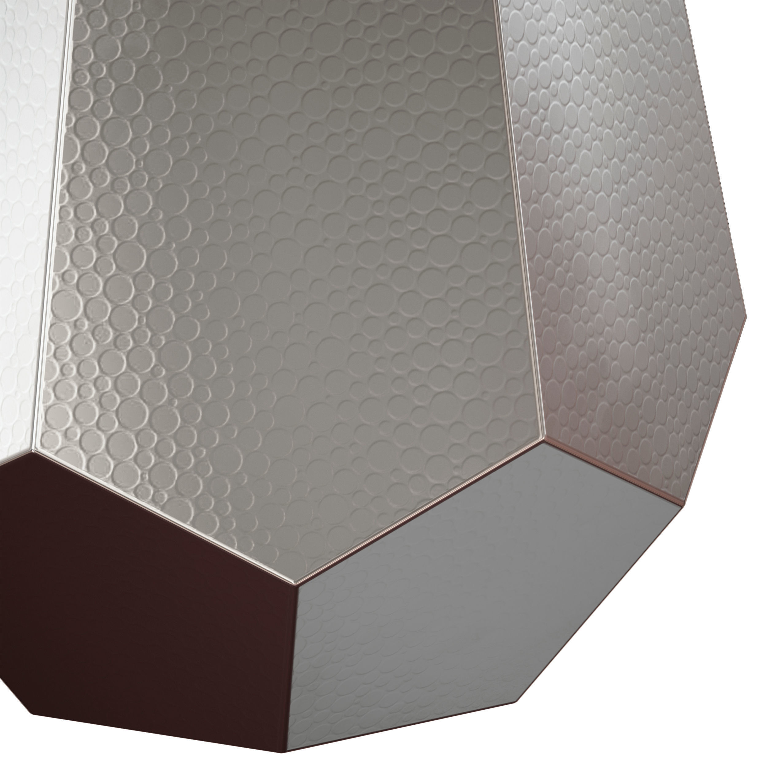 Silverd Metal Accent Stool by Mercury Row 3D model_10