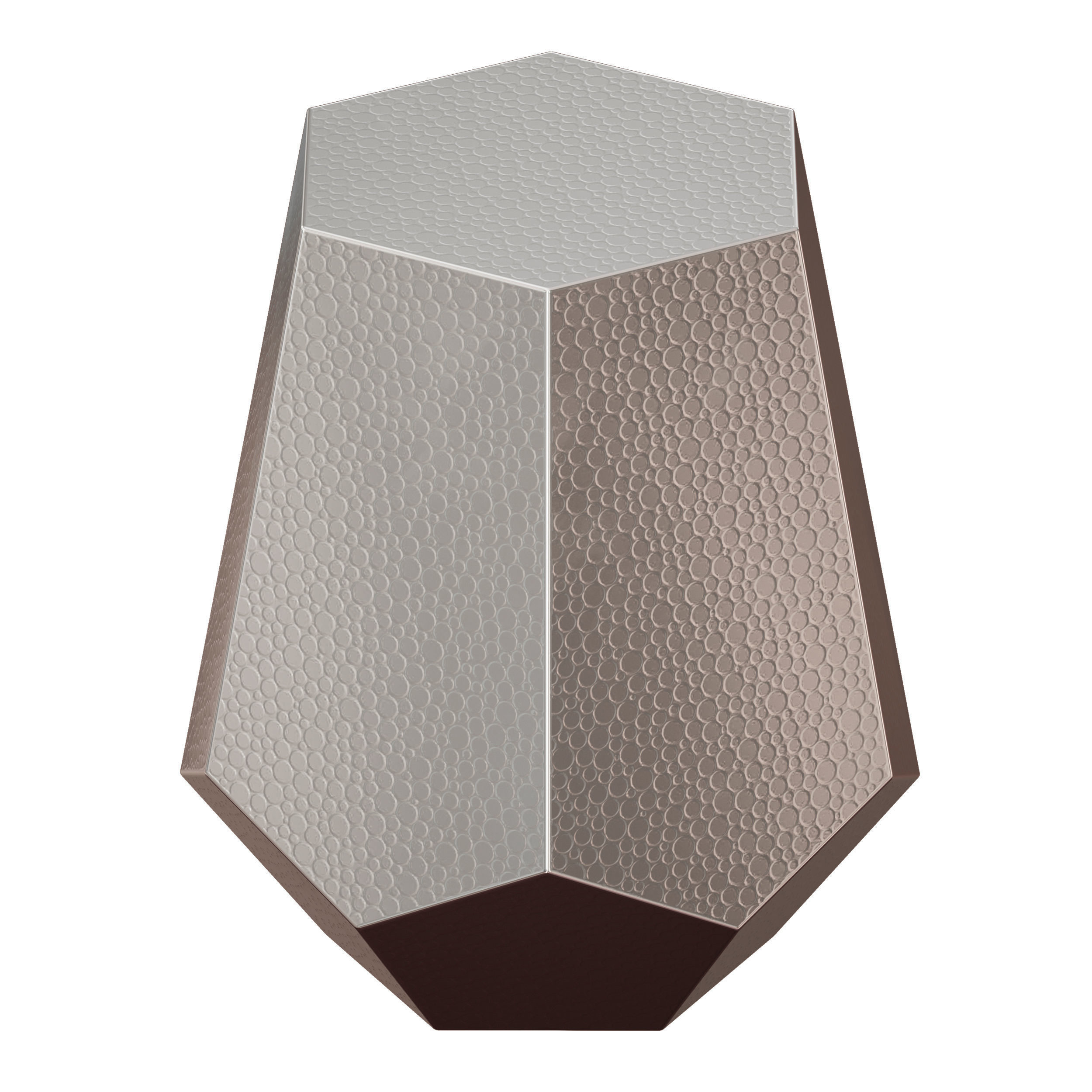 Silverd Metal Accent Stool by Mercury Row 3D model_4