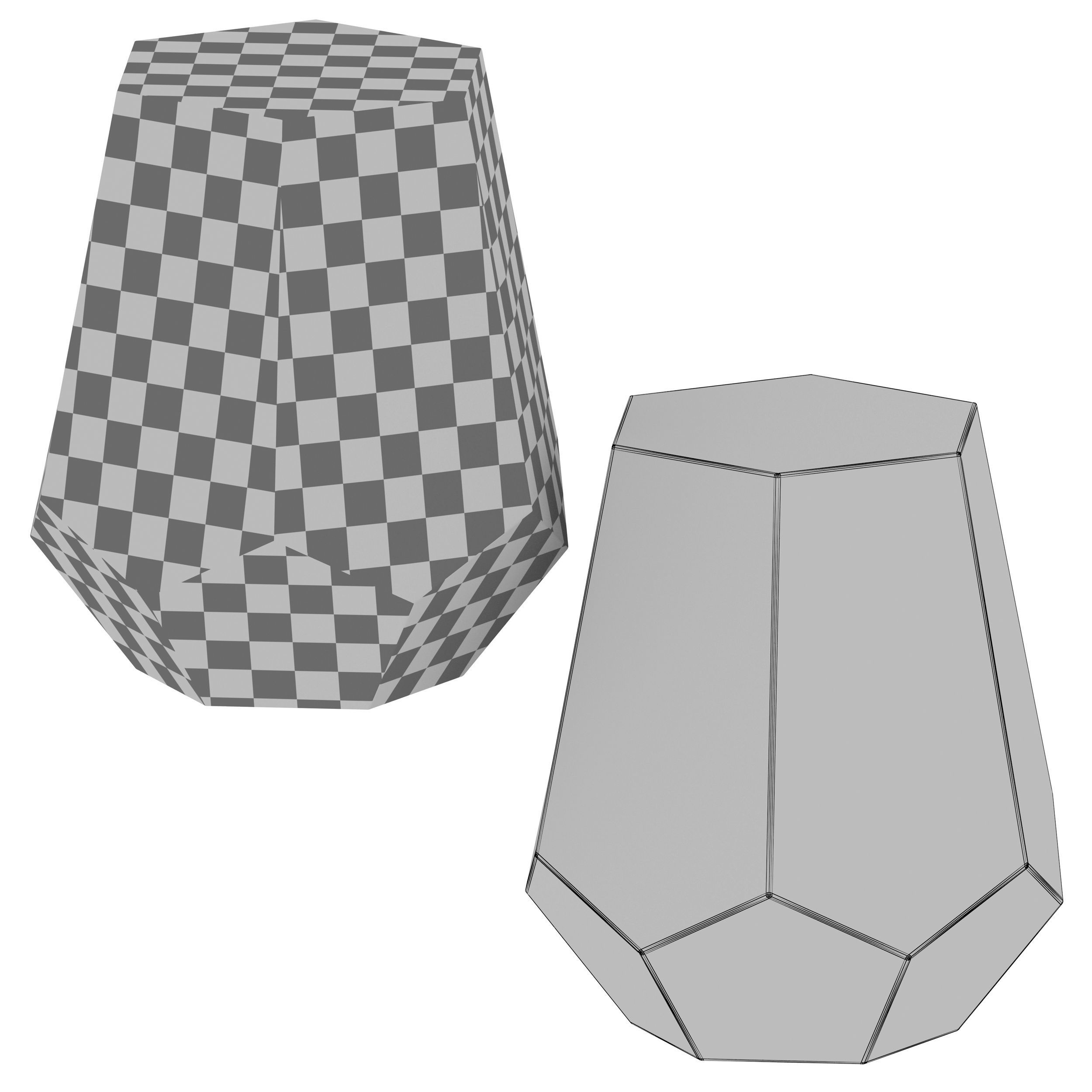 Silverd Metal Accent Stool by Mercury Row 3D model_11