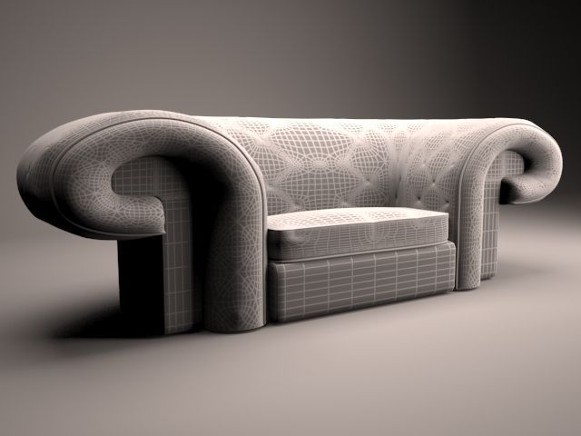 Sofa Couch 3D model_2