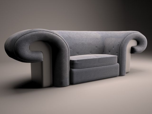 Sofa Couch 3D model_3