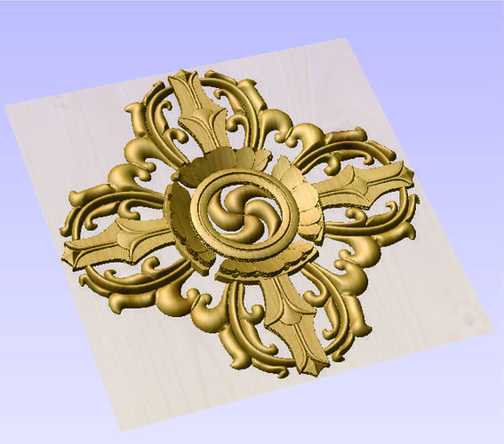 4ways vajra or Dorji Jadram 3D print model