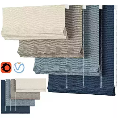 Roman Curtains 94 Thibaut Design HILLSIDE HERRINGBONE