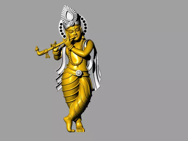krishna bhagwan 3D print model_0