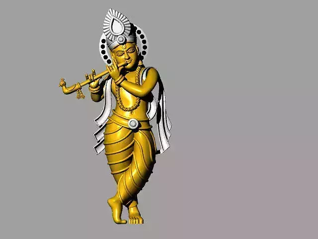 krishna bhagwan 3D print model