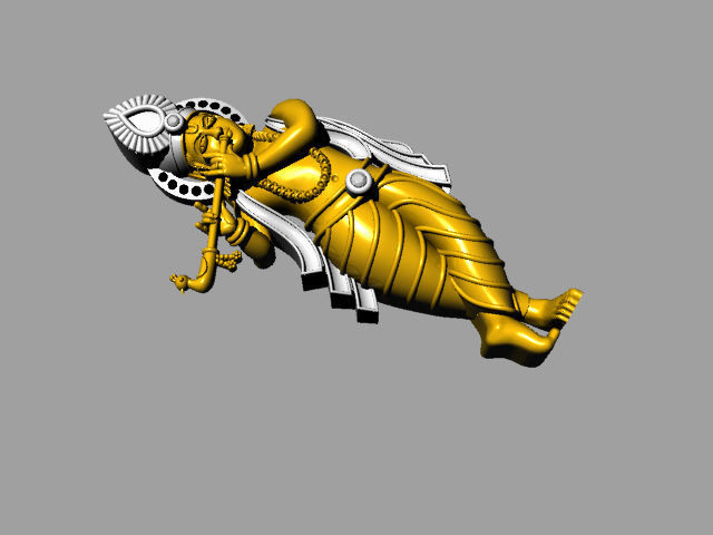 krishna bhagwan 3D print model_1