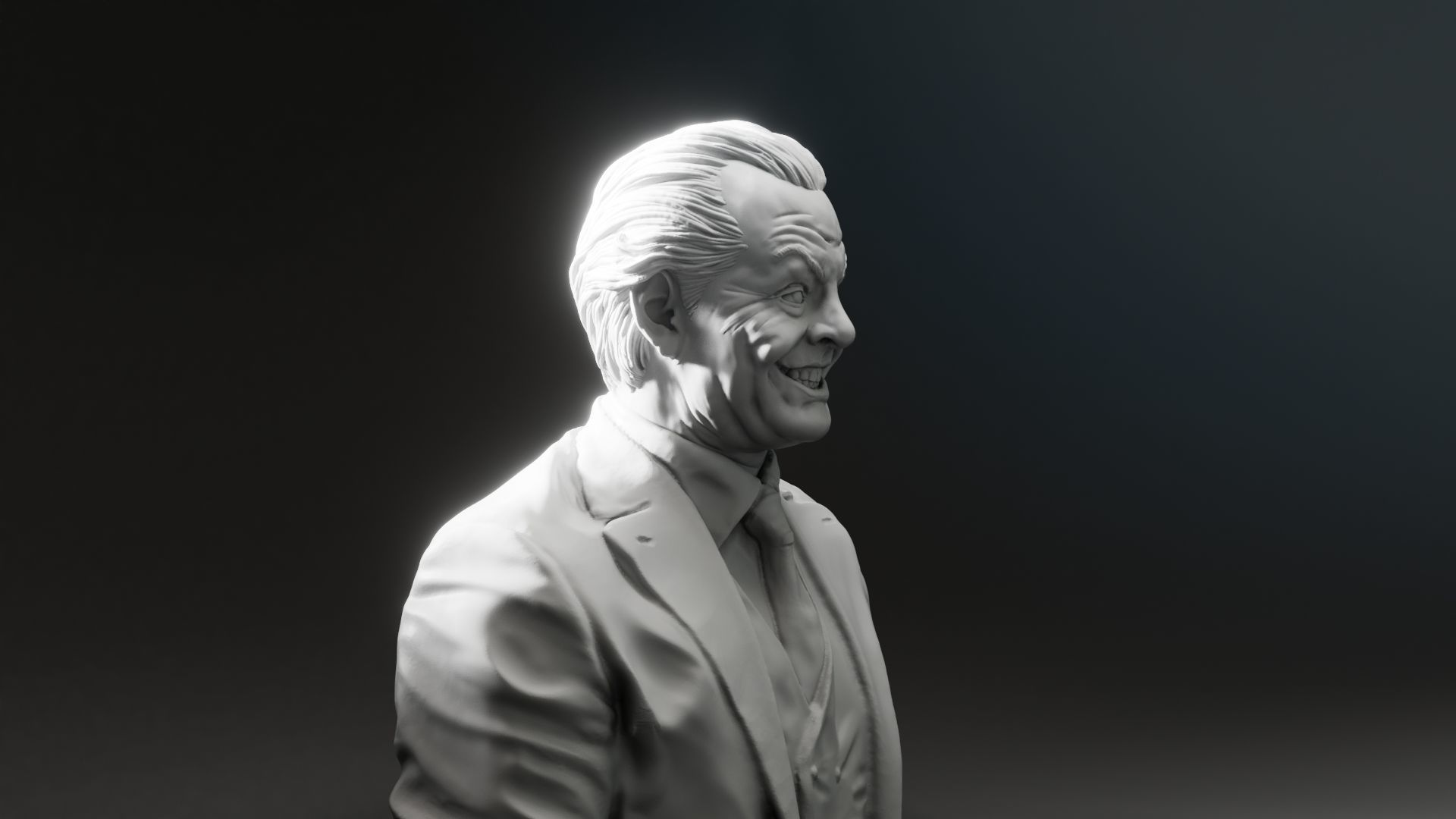 Jack Nicholson - The Joker - Batman 3D print model_3