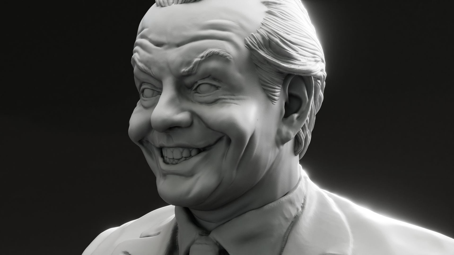 Jack Nicholson - The Joker - Batman 3D print model_9