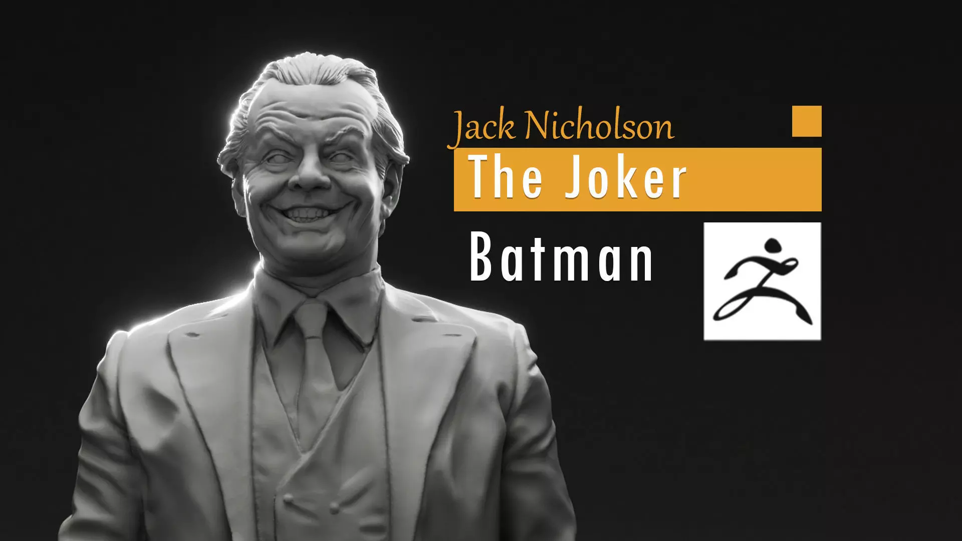 Jack Nicholson - The Joker - Batman 3D print model_0