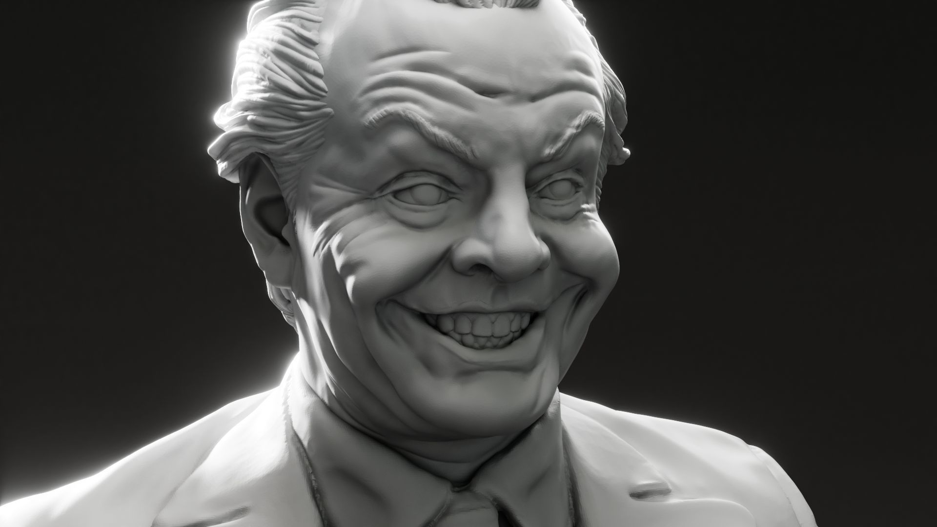 Jack Nicholson - The Joker - Batman 3D print model_11
