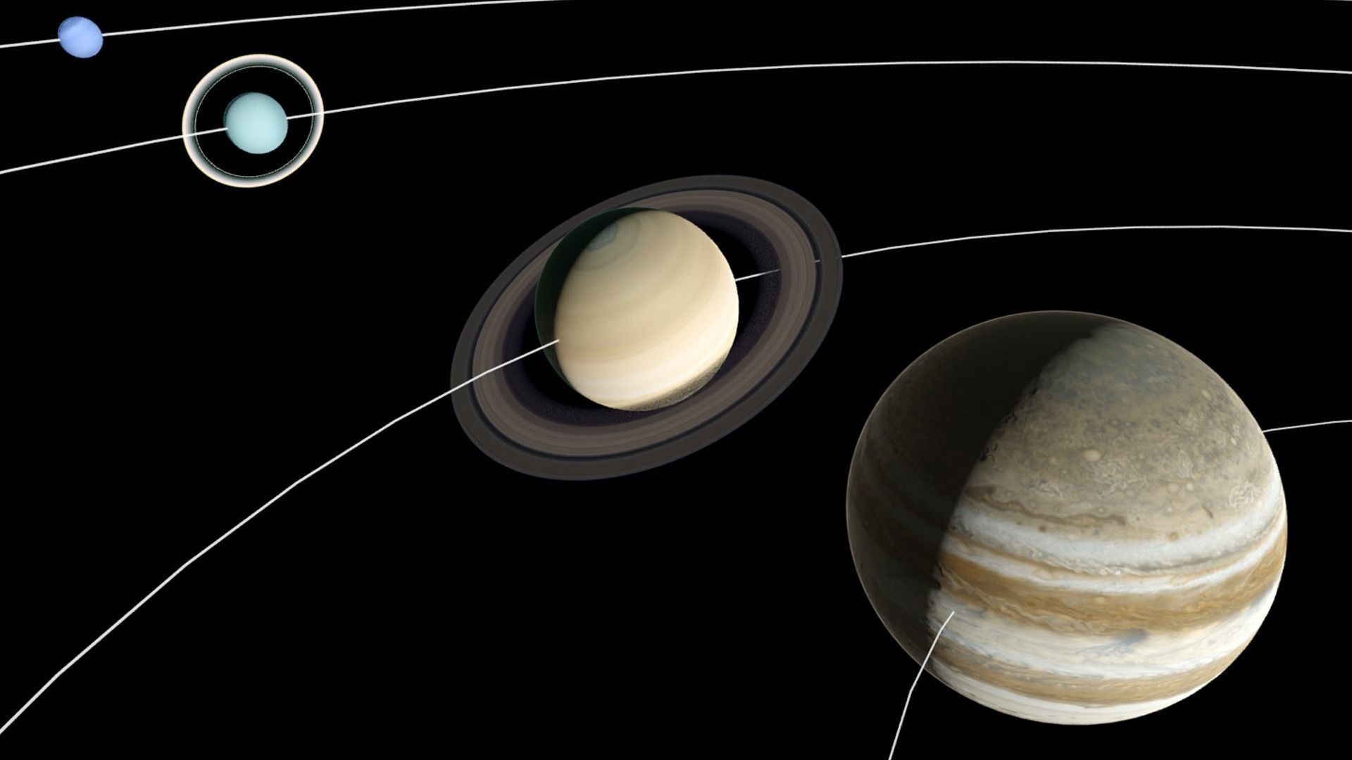 solar system Low-poly 3D model_5