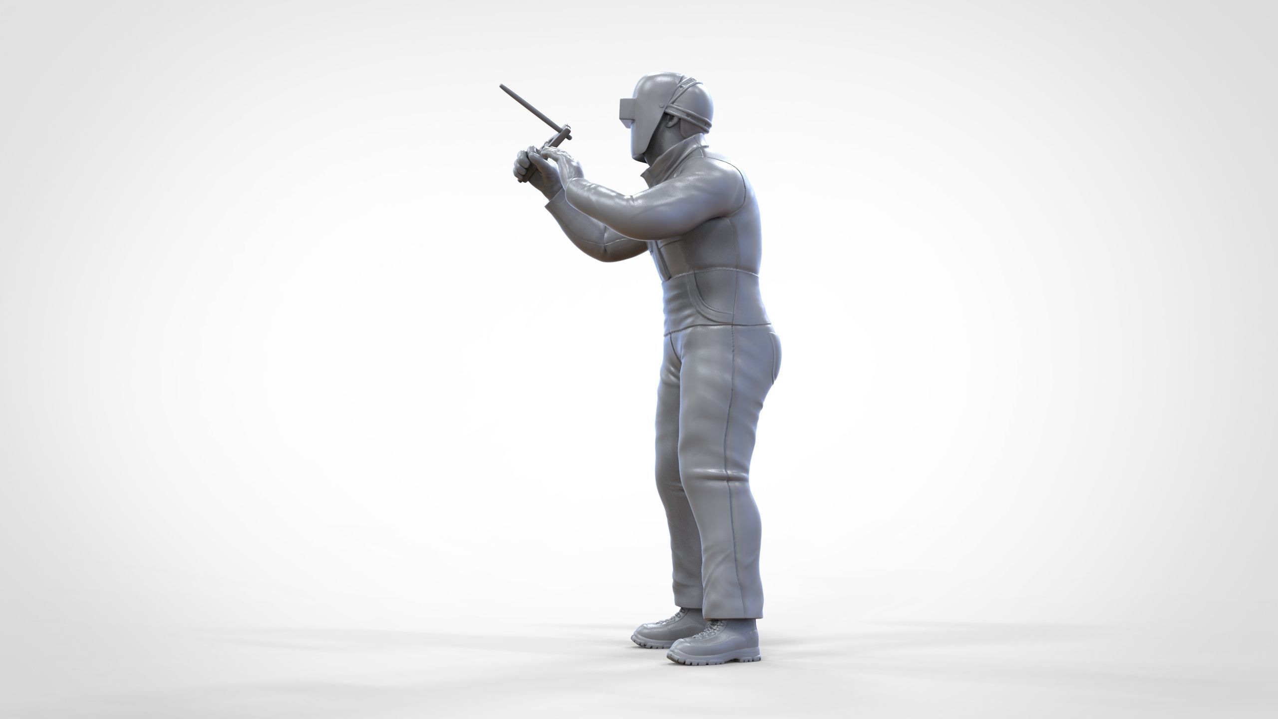 N2 Standing Welder 3D print model_28