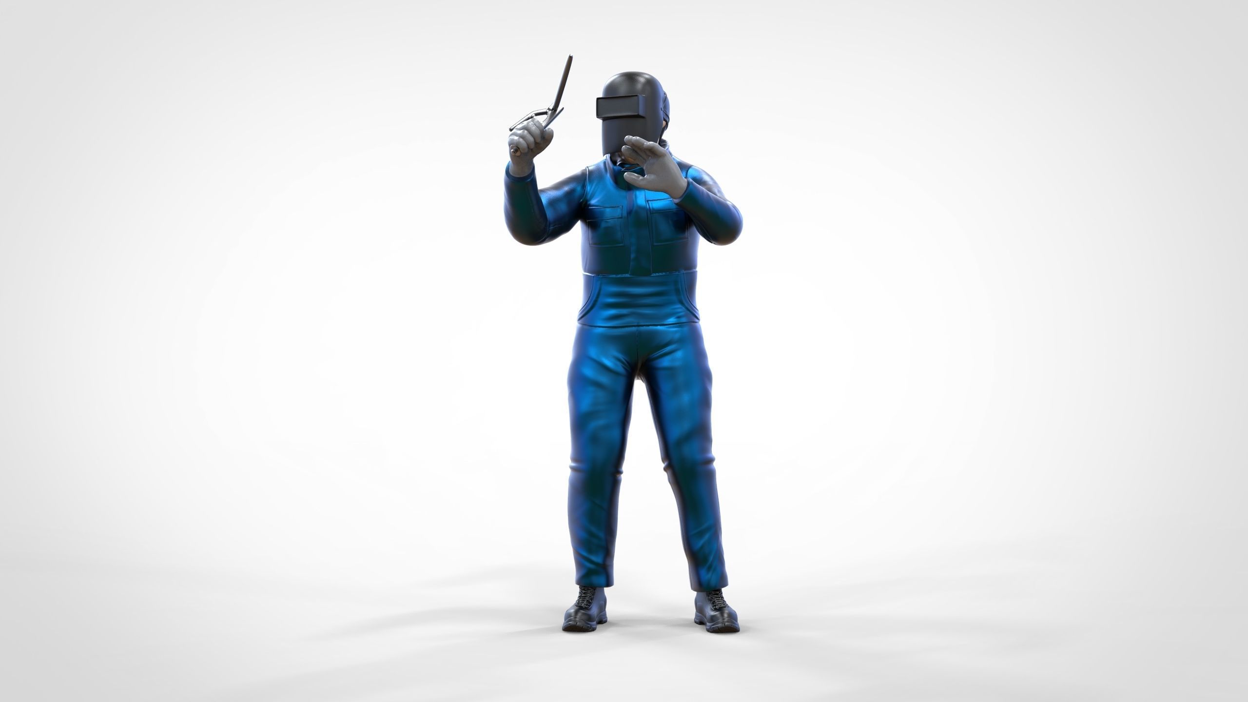 N2 Standing Welder 3D print model_16