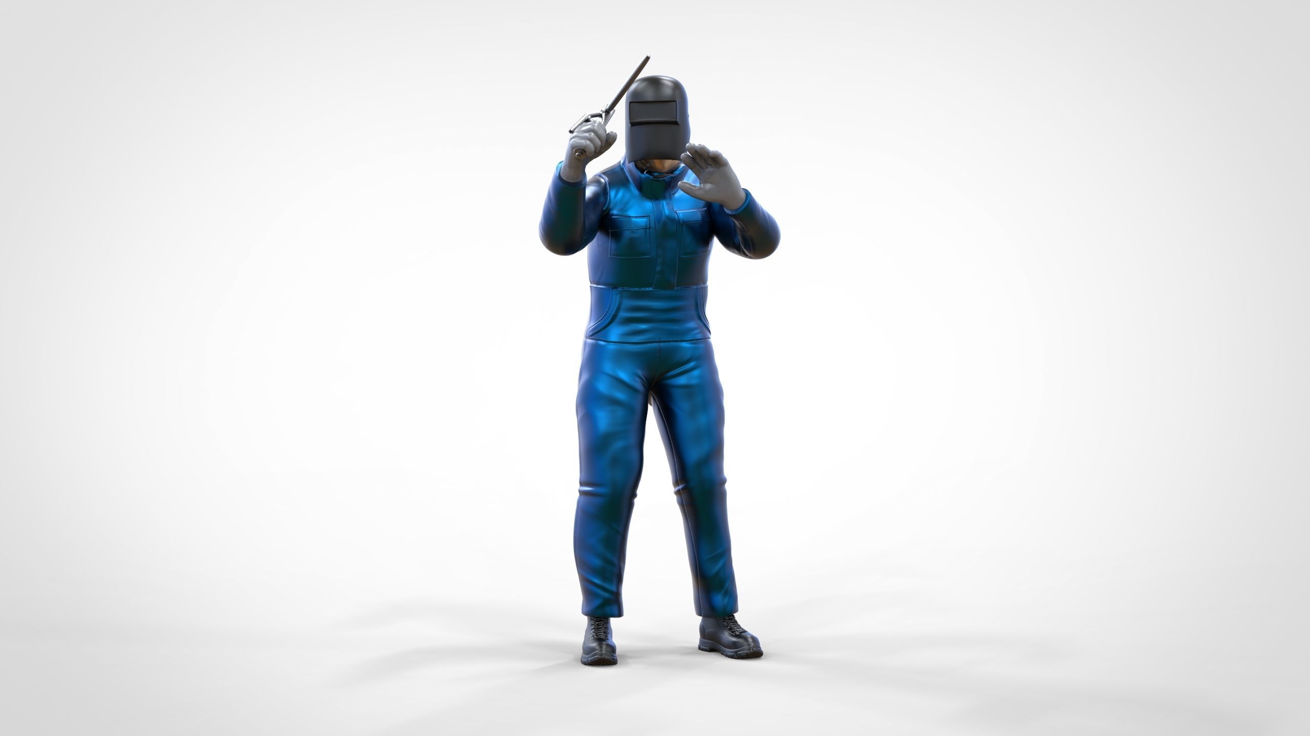 N2 Standing Welder 3D print model_17