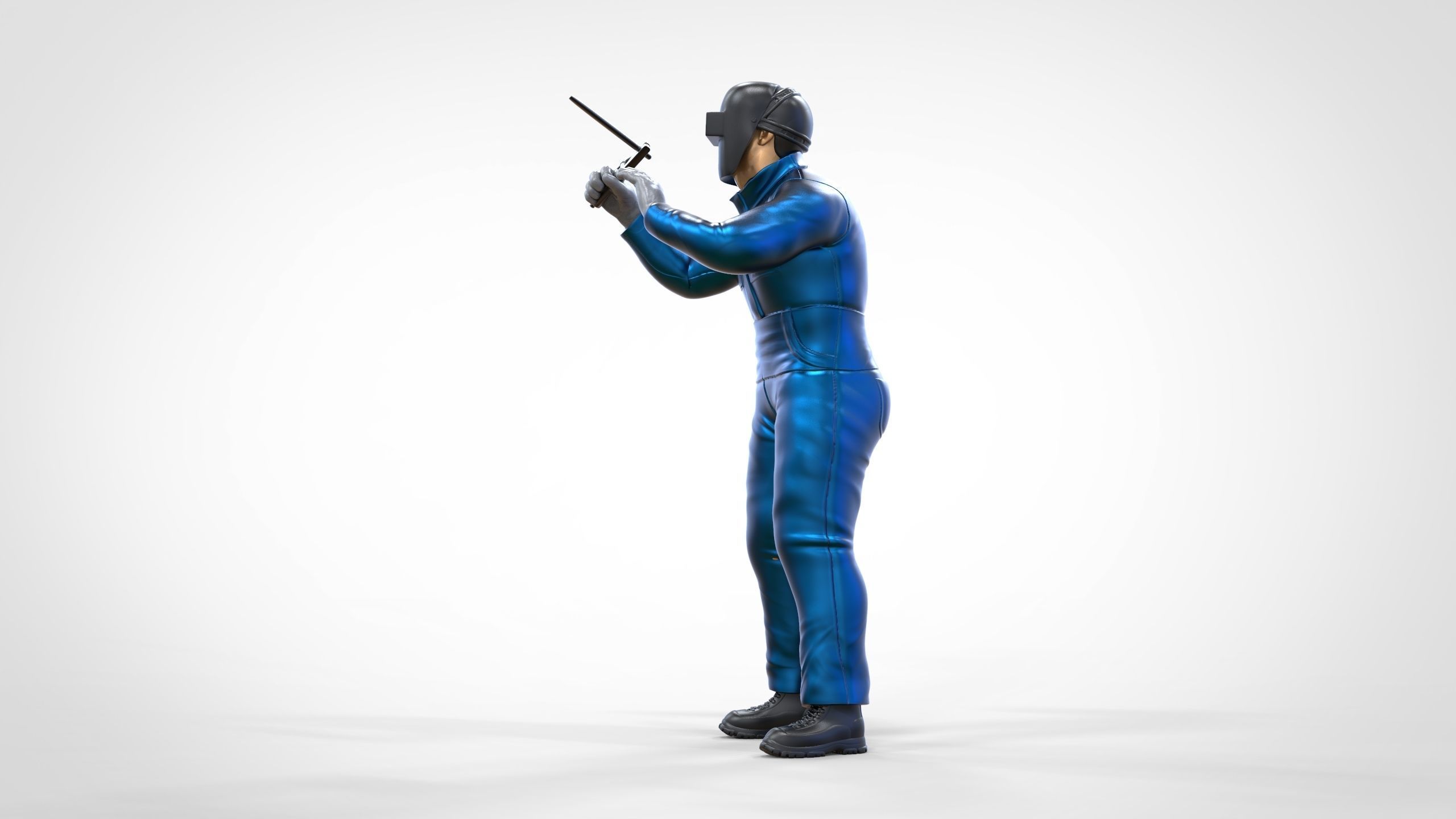 N2 Standing Welder 3D print model_12