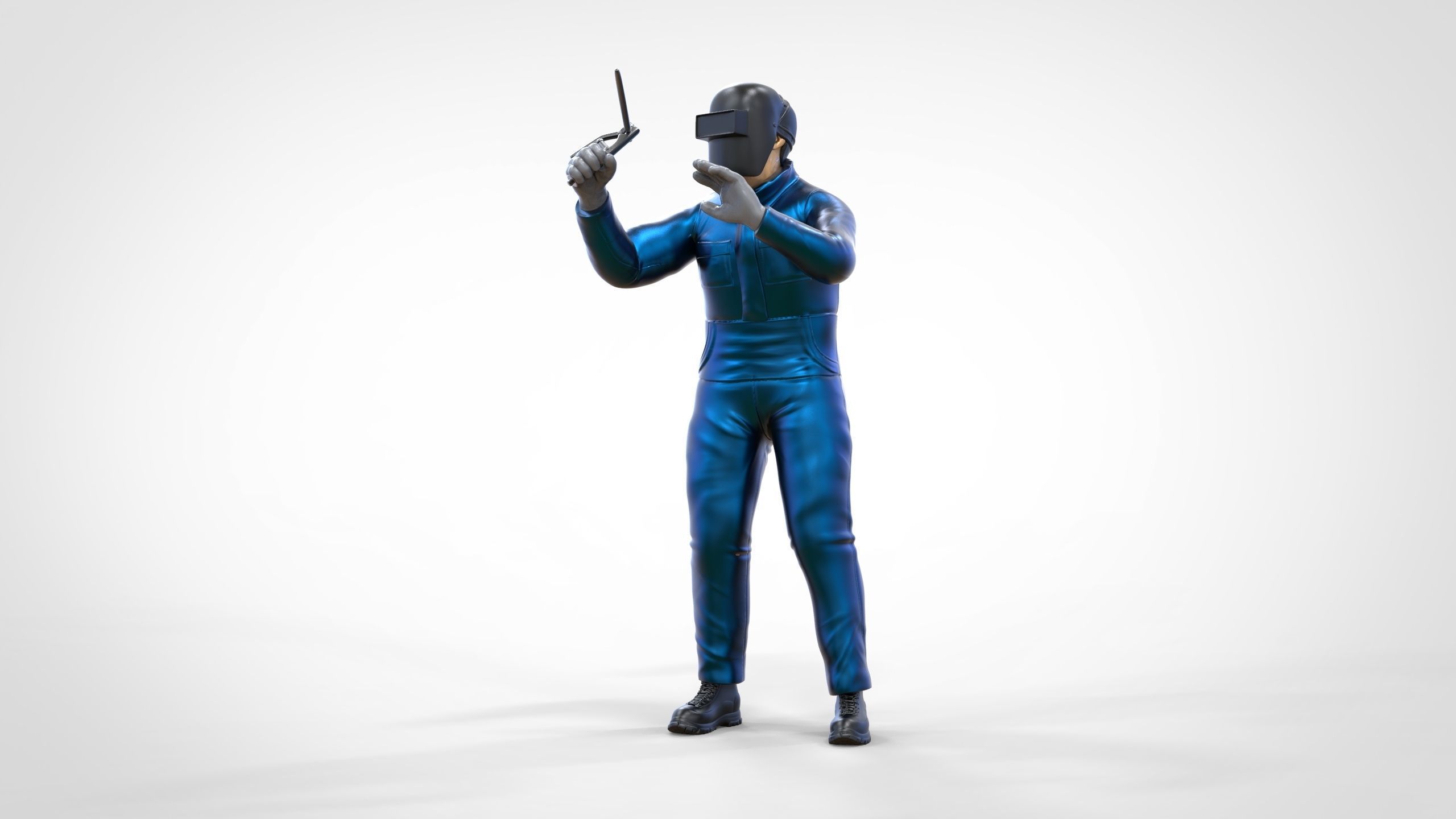 N2 Standing Welder 3D print model_15