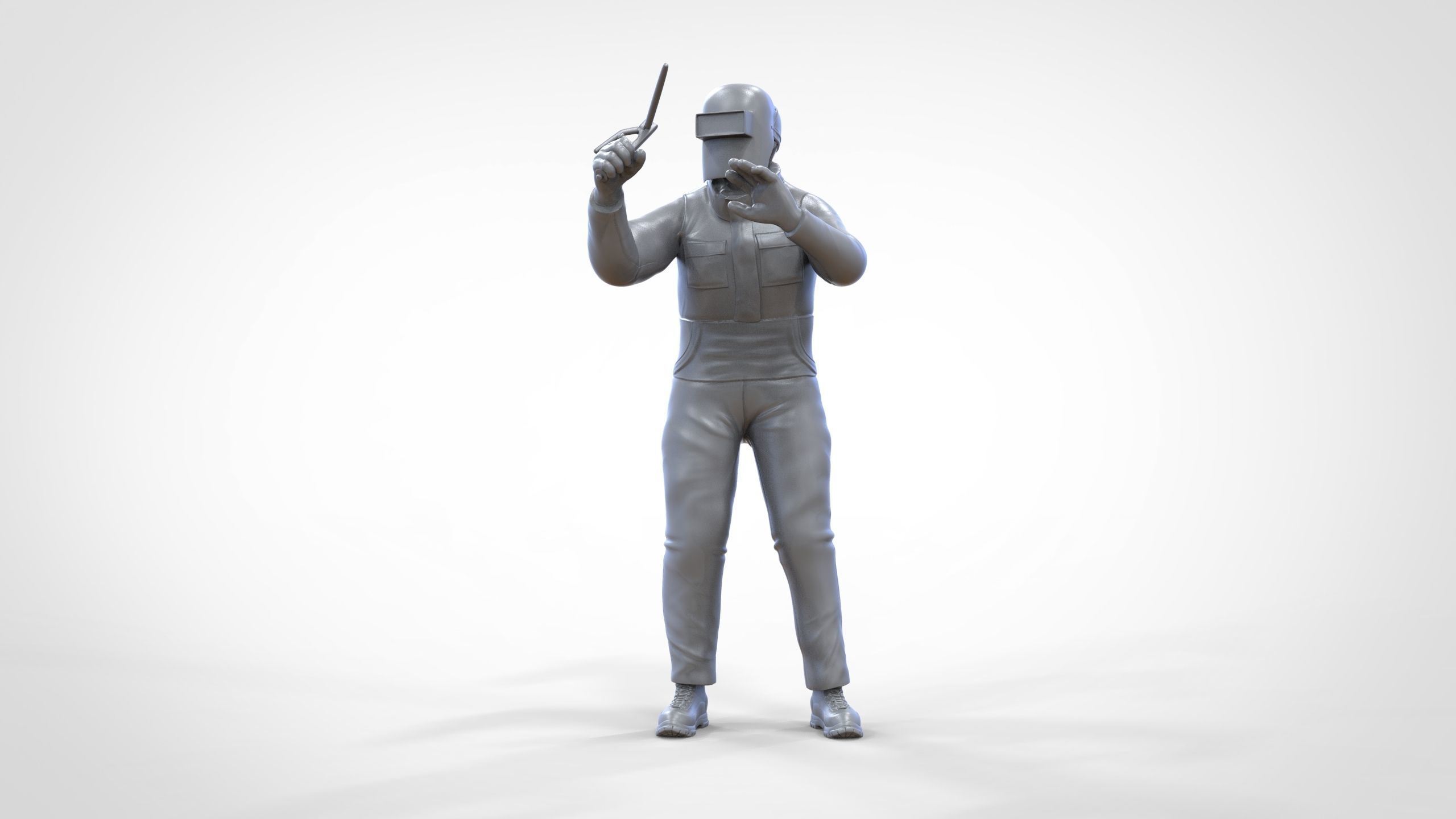N2 Standing Welder 3D print model_30