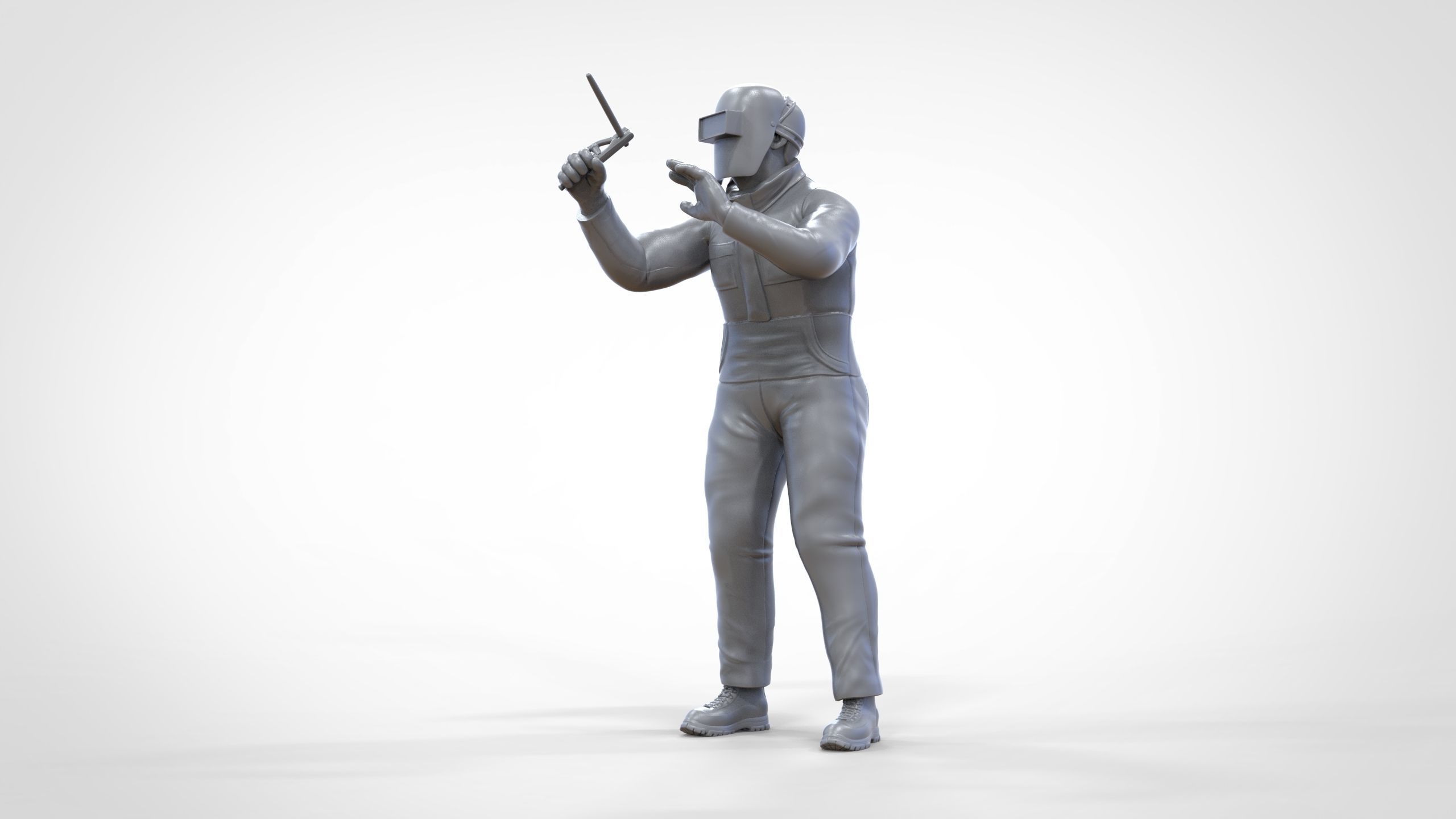 N2 Standing Welder 3D print model_29